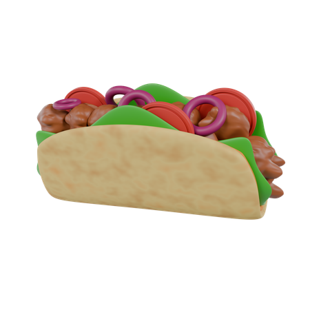 Tacos  3D Icon