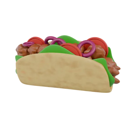 Tacos  3D Icon