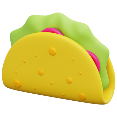 Tacos  3D Icon