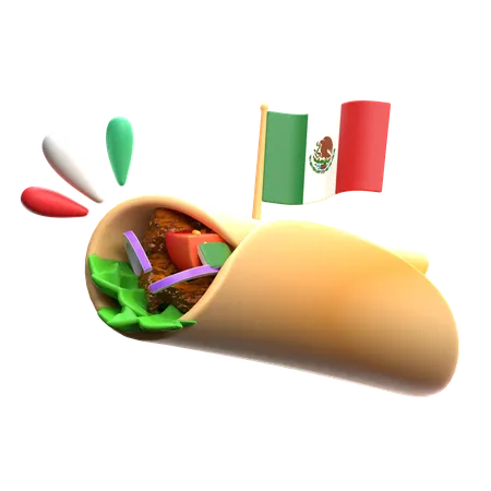 Tacos  3D Icon