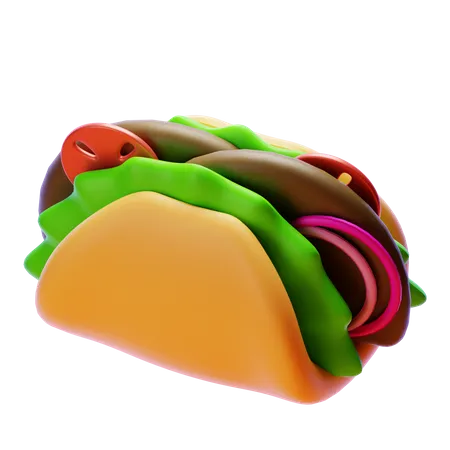 Tacos  3D Icon