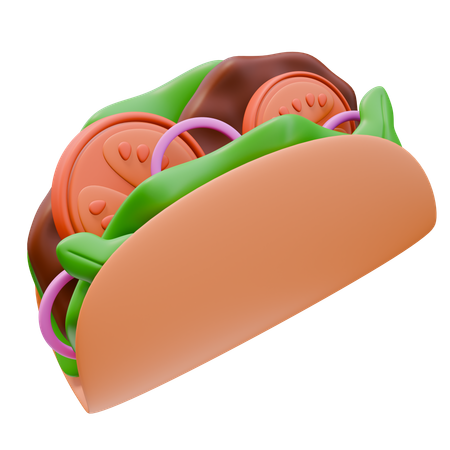 Tacos  3D Icon