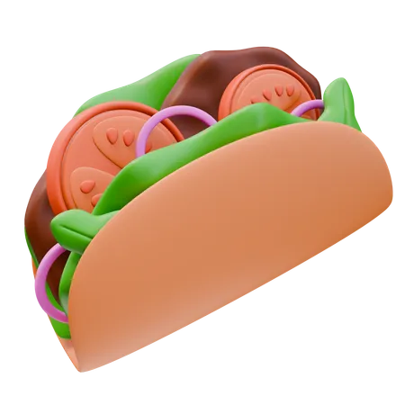 Tacos  3D Icon