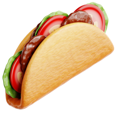 Tacos  3D Icon