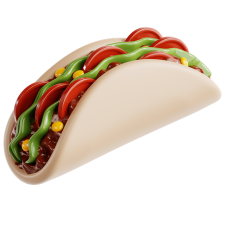 Tacos  3D Icon