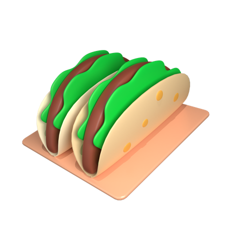 Tacos  3D Icon