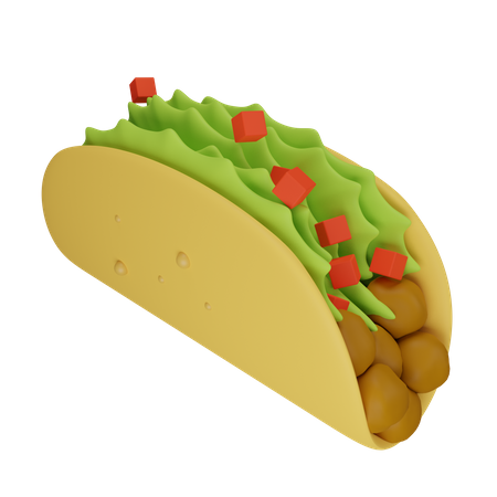 Tacos  3D Icon