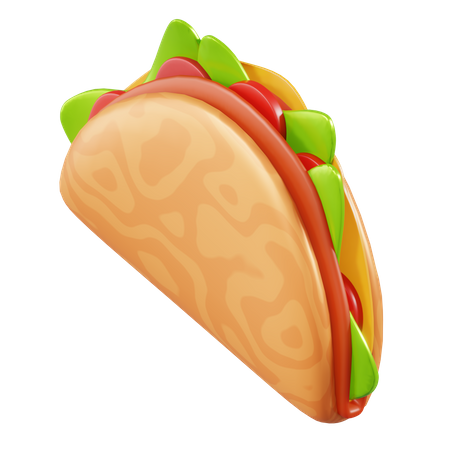 Tacos  3D Icon