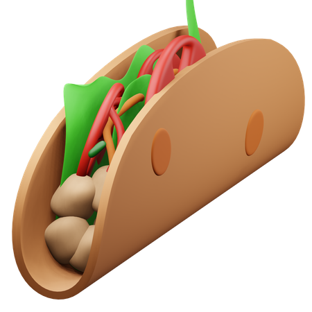 Tacos  3D Icon