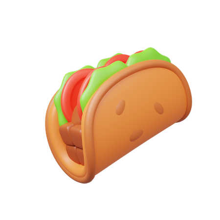 Tacos  3D Icon