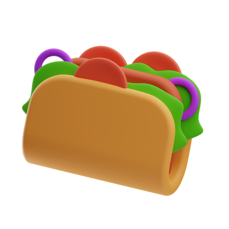 Tacos  3D Icon