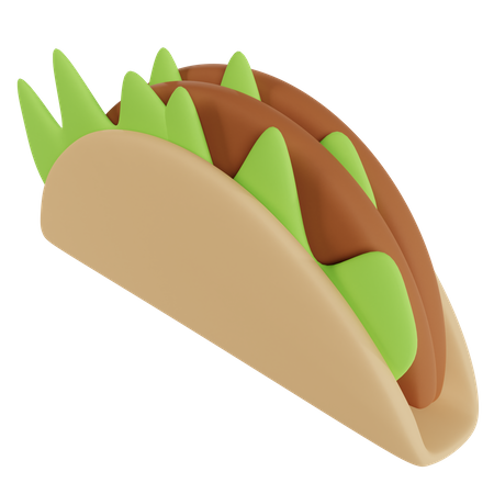 Tacos  3D Icon
