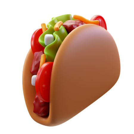 Tacos  3D Icon