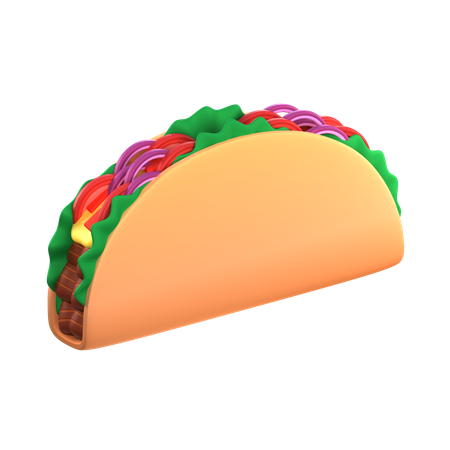 Tacos  3D Icon