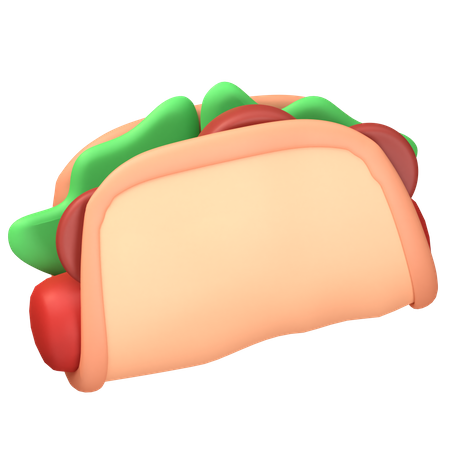 Tacos  3D Icon