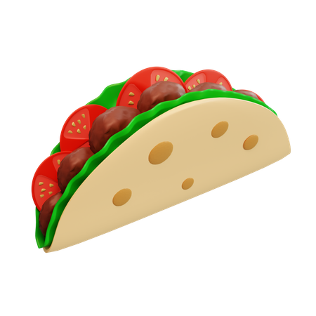 Tacos  3D Icon
