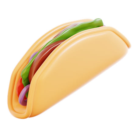 Tacos  3D Icon