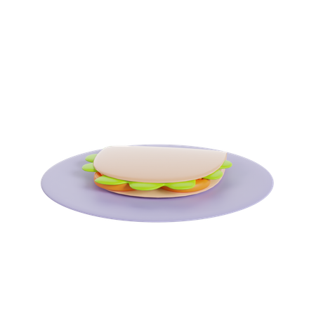 Tacos  3D Icon