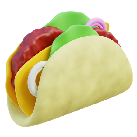 Tacos  3D Icon