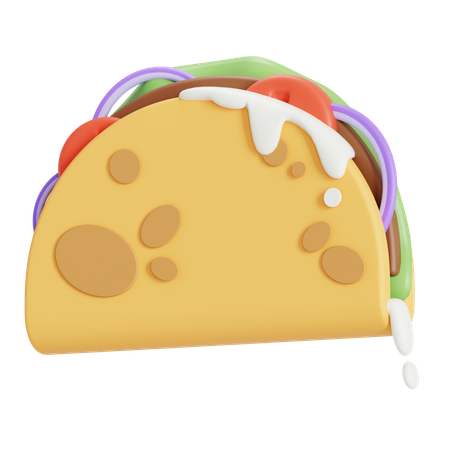 Tacos  3D Icon