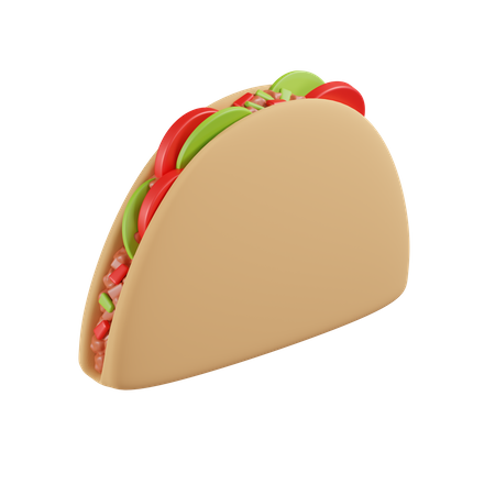 Tacos  3D Illustration