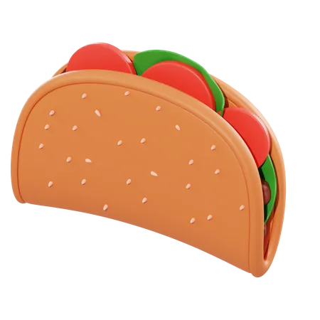 Tacos  3D Illustration