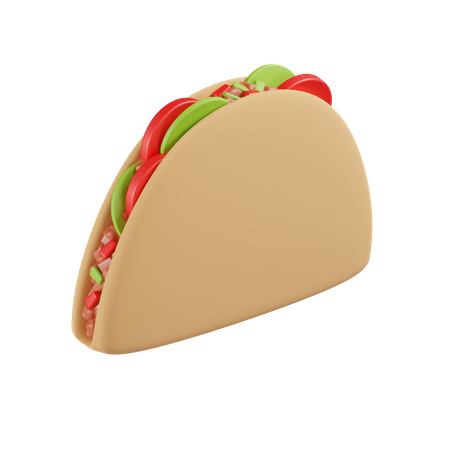 Tacos 3D Illustration