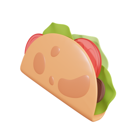 Tacos  3D Illustration