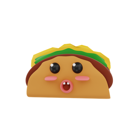 Tacos  3D Illustration