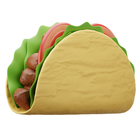 Tacos  3D Illustration