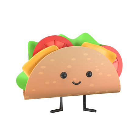 Tacos  3D Illustration