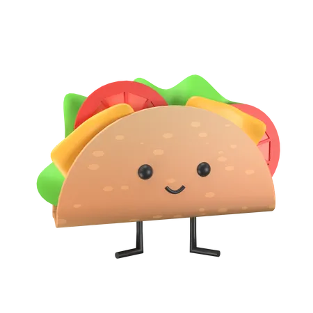 Tacos  3D Illustration