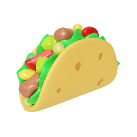 Tacos  3D Icon