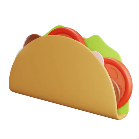 Tacos  3D Icon