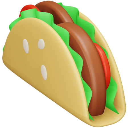 Tacos  3D Icon