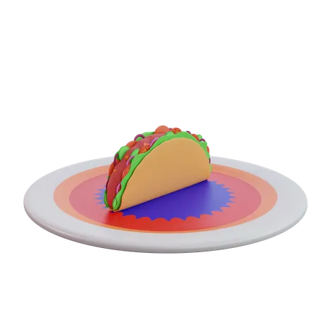 Tacos  3D Icon