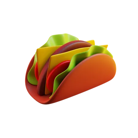 Tacos  3D Icon