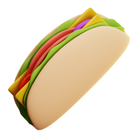 Tacos  3D Icon