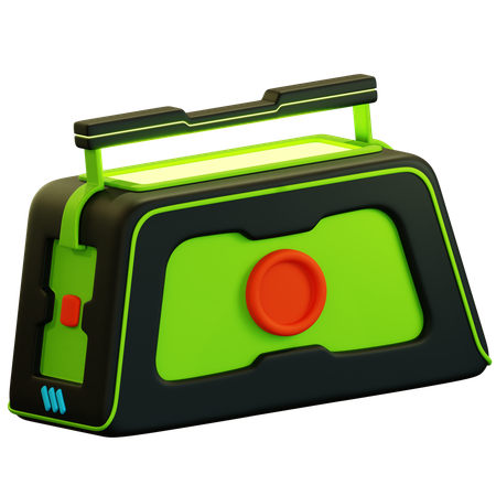 Tactical Sci Fi Backpack  3D Icon