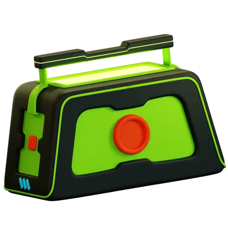Tactical Sci Fi Backpack  3D Icon