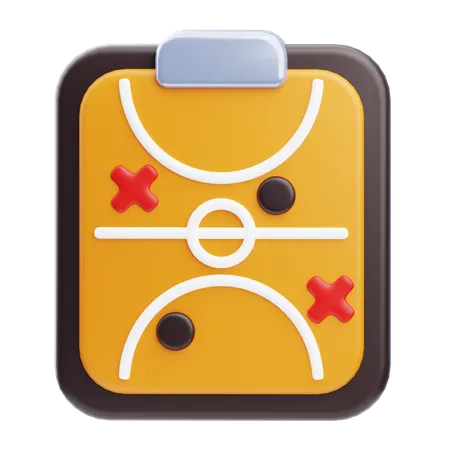 Tactique de basket-ball  3D Icon