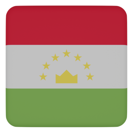 Tadjikistan  3D Icon