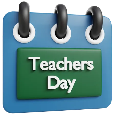 3 D Teacher Day With Isolated Background 3D Icon