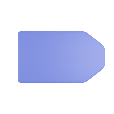 꼬리표  3D Icon