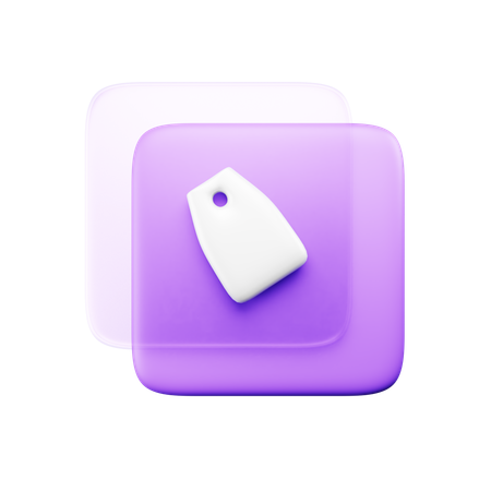 Tag  3D Icon