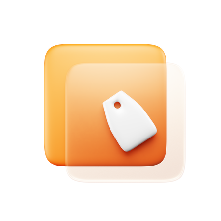 Tag  3D Icon