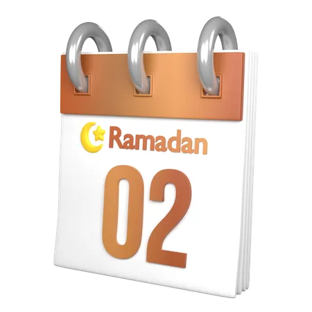 Tag 2 Ramadan  3D Icon