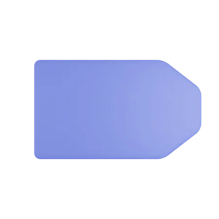 Tag  3D Icon