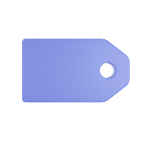 Tag  3D Icon