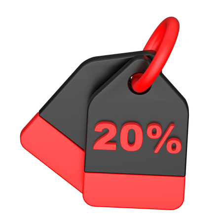 Tag  3D Icon